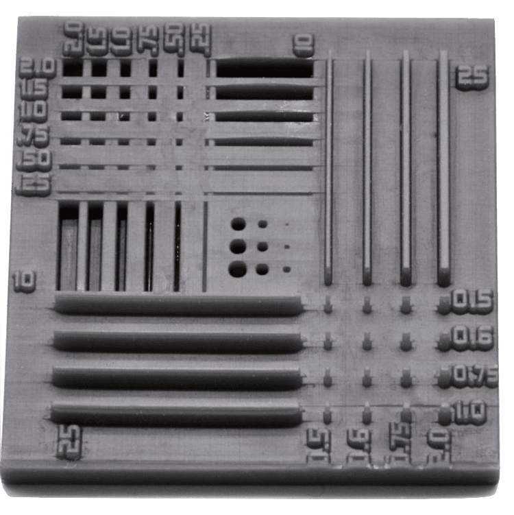 SLA 3D printed part