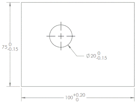 Unilateral tolerances in CNC machining