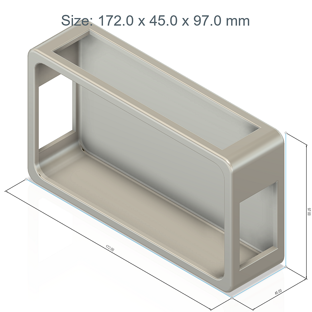 3D model of the silicone shell