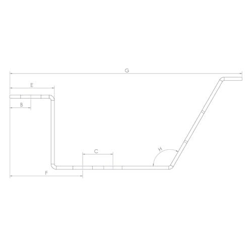 Multi bend sheet metal part tolerances