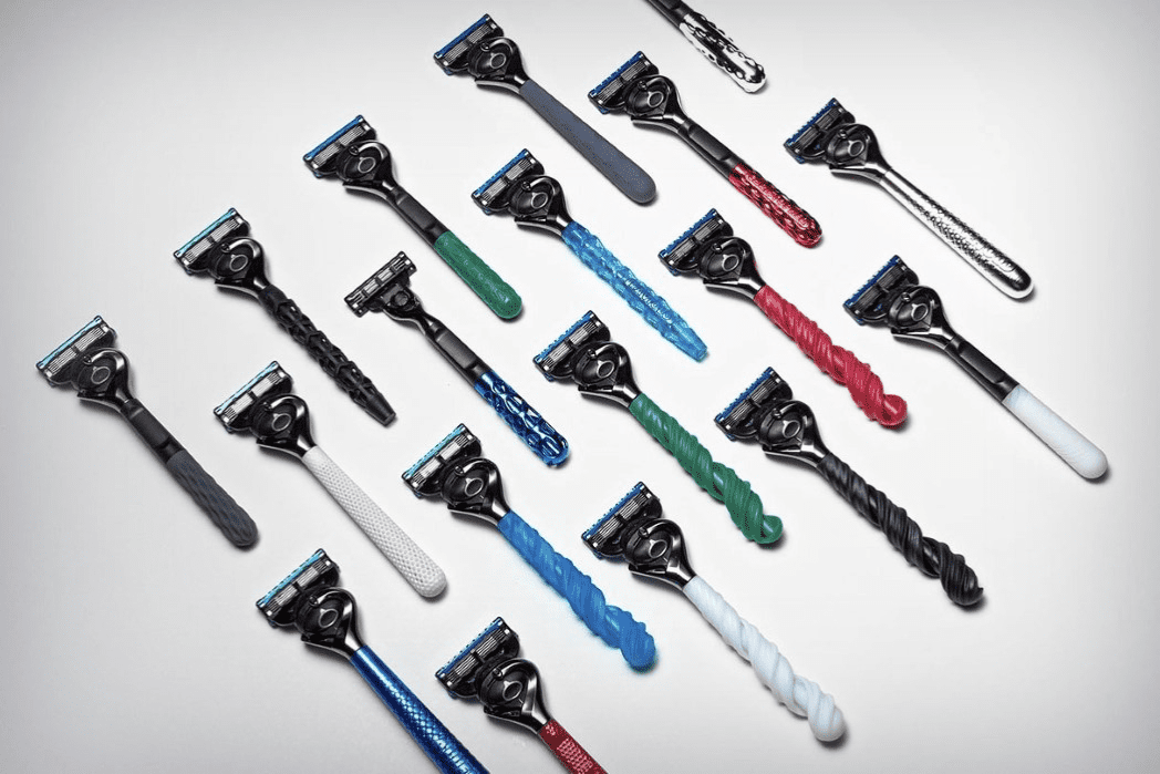 3D printing shaving razors